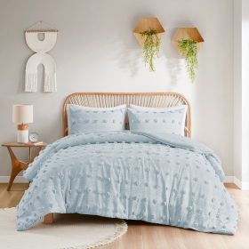 Full/Queen Clip Jacquard Comforter Set